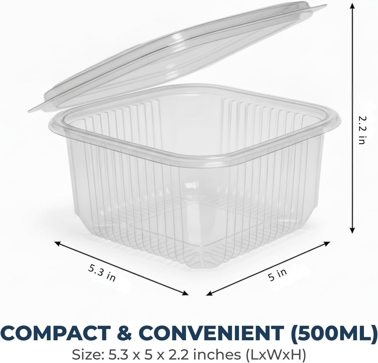 500ml hinged insect pot